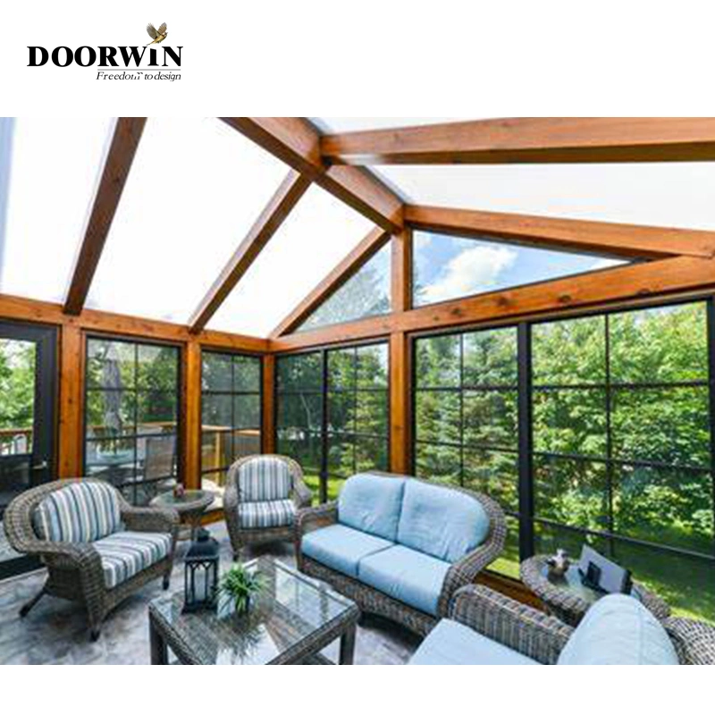 Beijing China (Mainland) Power Coating Doorwin Wood Packaging Arc Window Sunroom