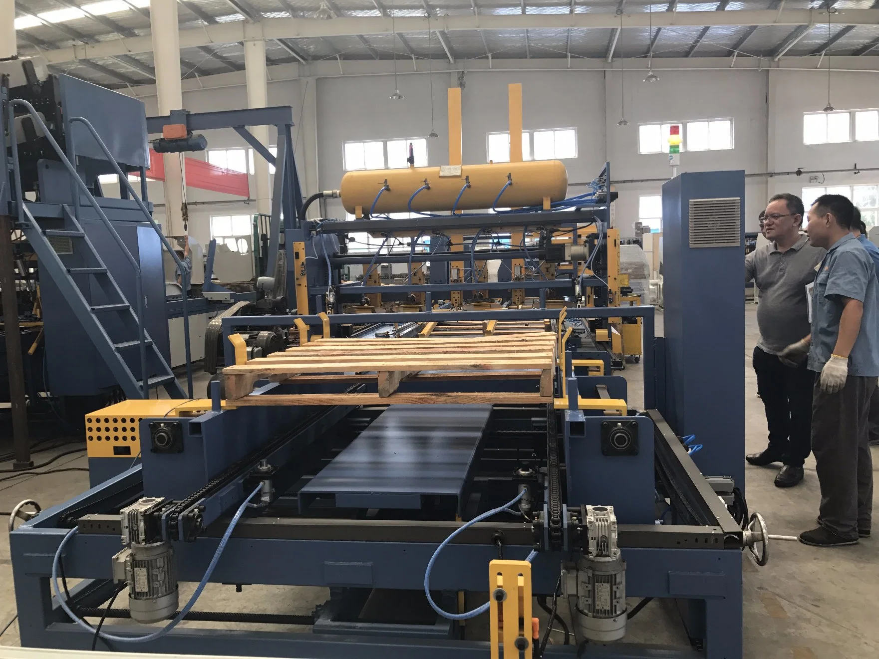 Hicas Qingdao Wood Pallet Assembly Production Line