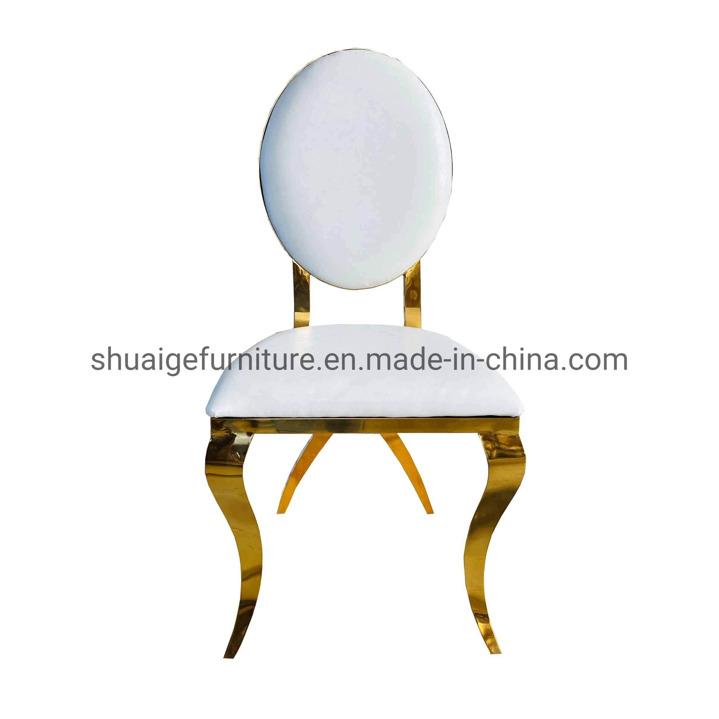 Hot Sale Stainless Steel Gold Chairs for Dining Table