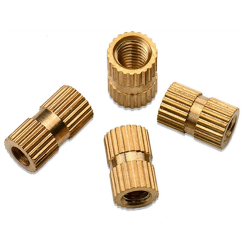 Custom Precision CNC Machined M6 Brass Insert Nut