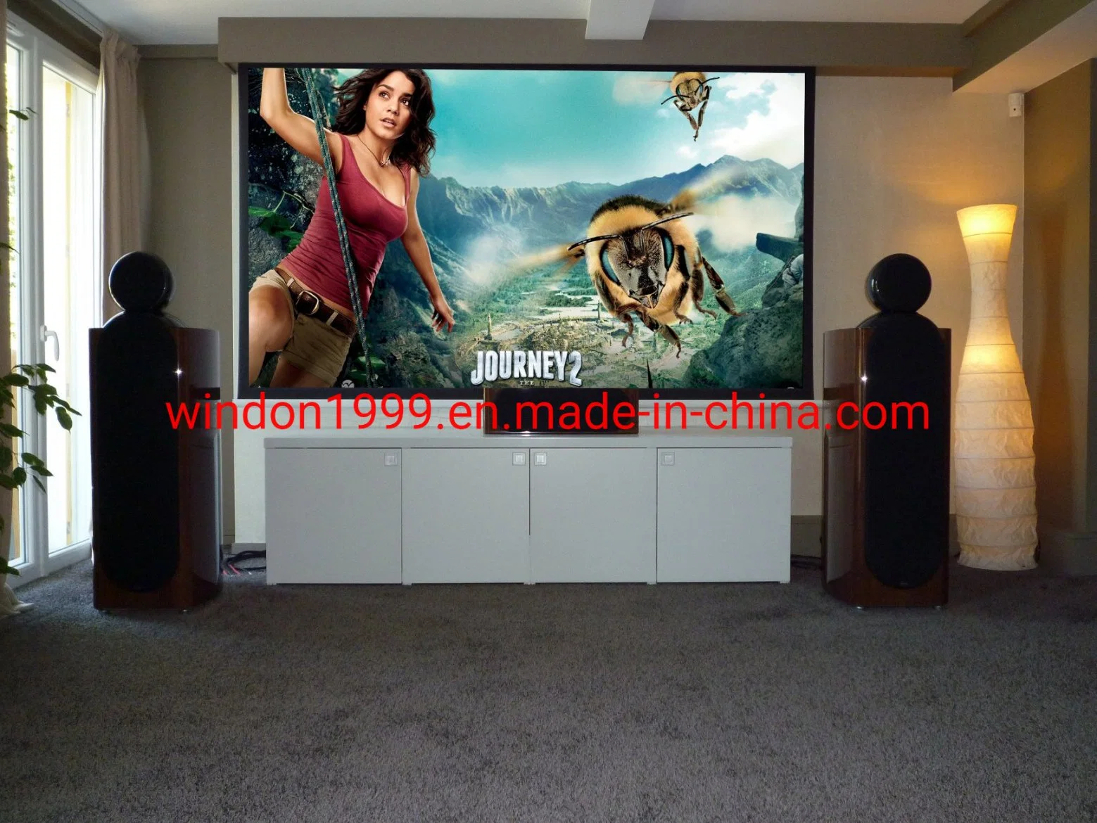 100" Roll up Cinema Projection Screen