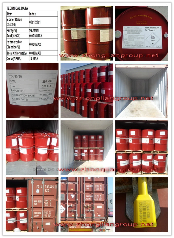 Flexible Foam Making Material Toluene Diisocyanate (ZL-TDI)