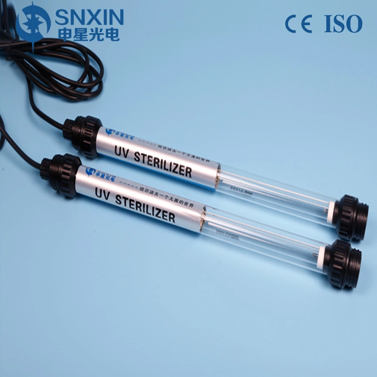 Submersible Snxin Brand Good Quality 30W Aquarium UVC Sterilization Lamps with Built-in Ballast Waterproof UV Lamp Disinfection