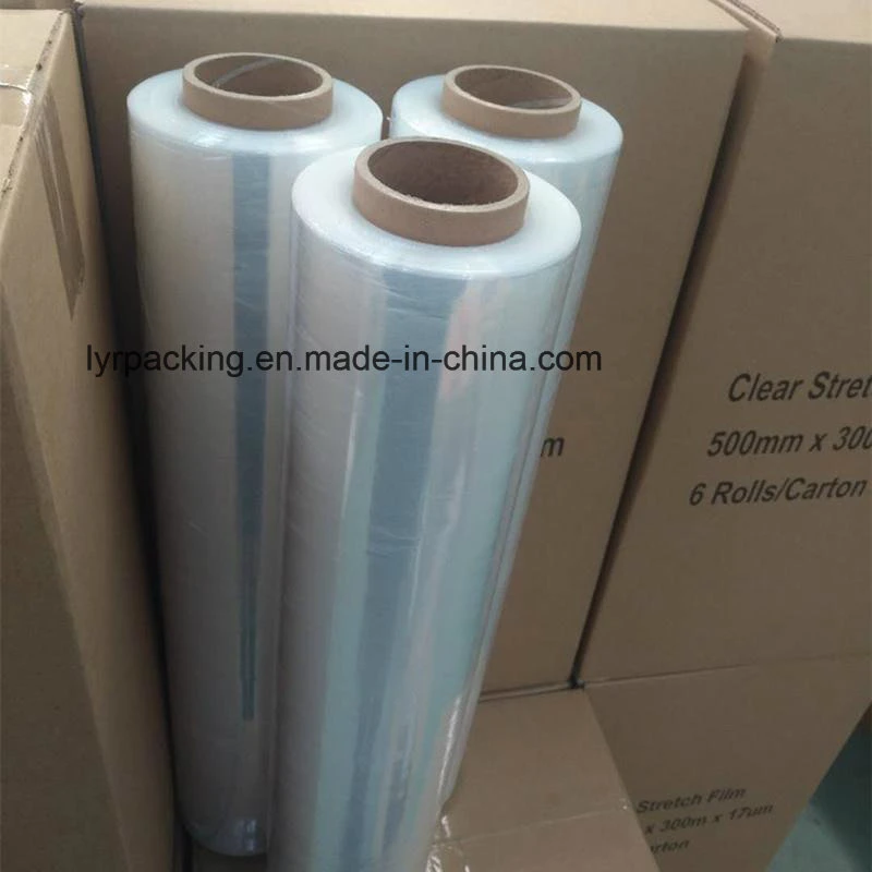 18inch*80gauge Hand Stretch Film/Machine Stretch Film/Plastic Film/Pallet Wrap Film