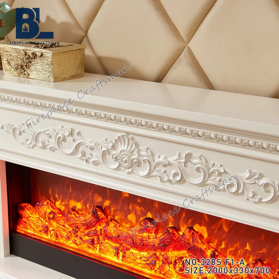 China Supplier Home Decoration Italian Wooden Indoor Fireplace Surround