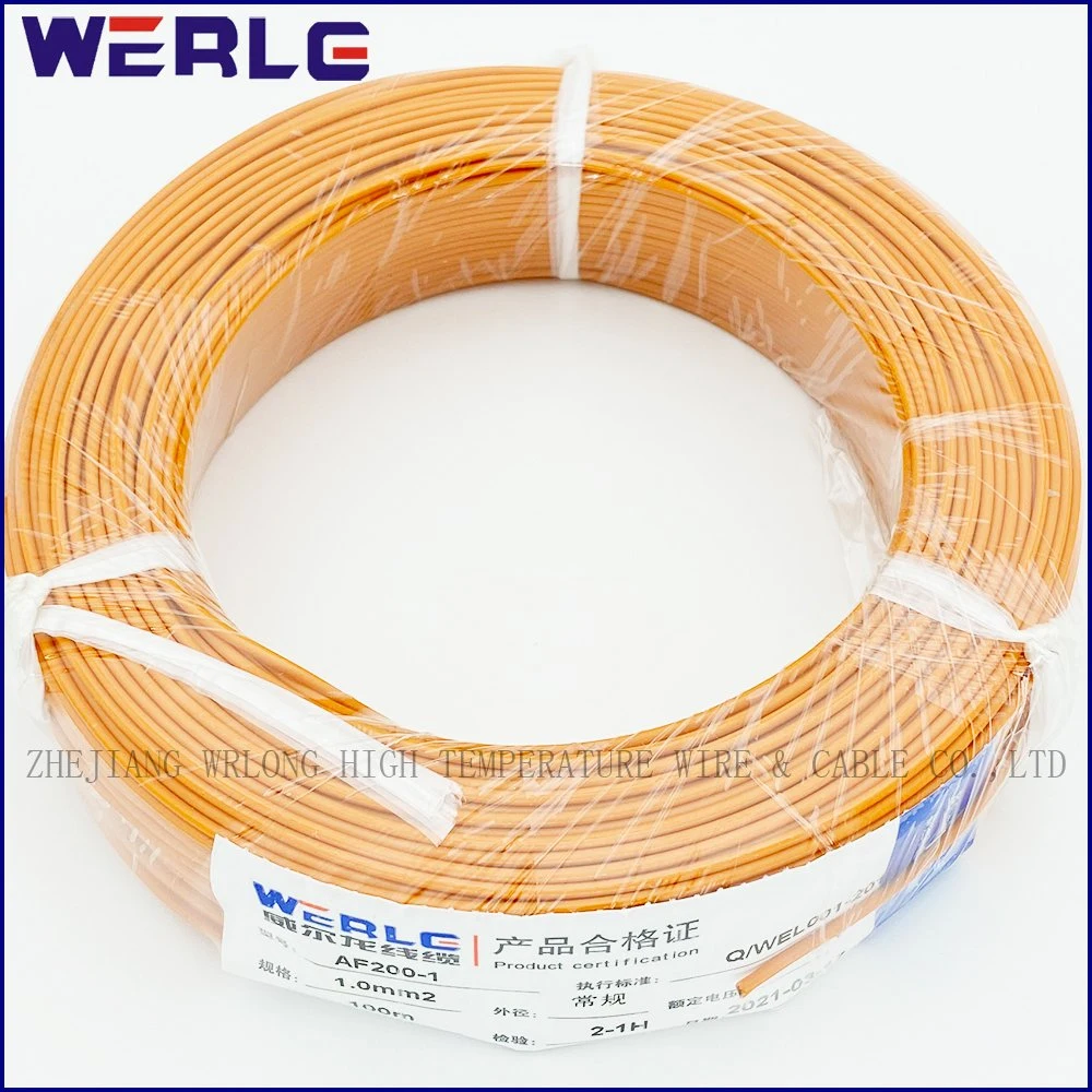 UL 3135 AWG 25 isolés de PVC orange fil Tinner Cooper en silicone