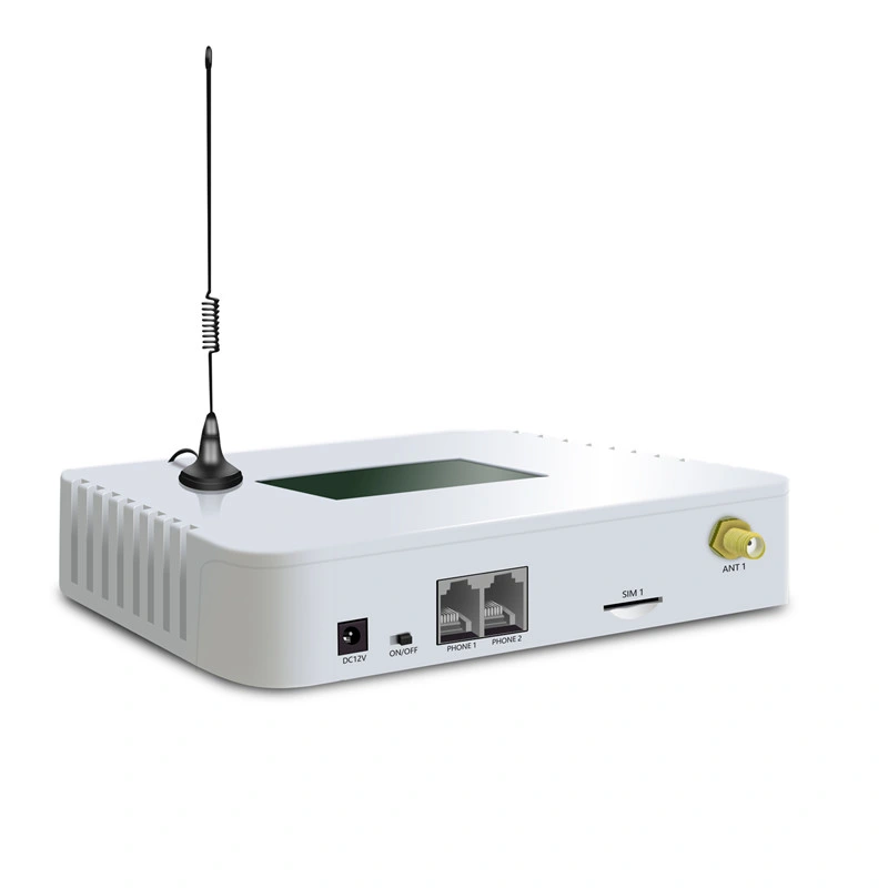 Appel vocal FWT GSM 2 FXS RJ11/borne fixe sans fil GSM Gateway