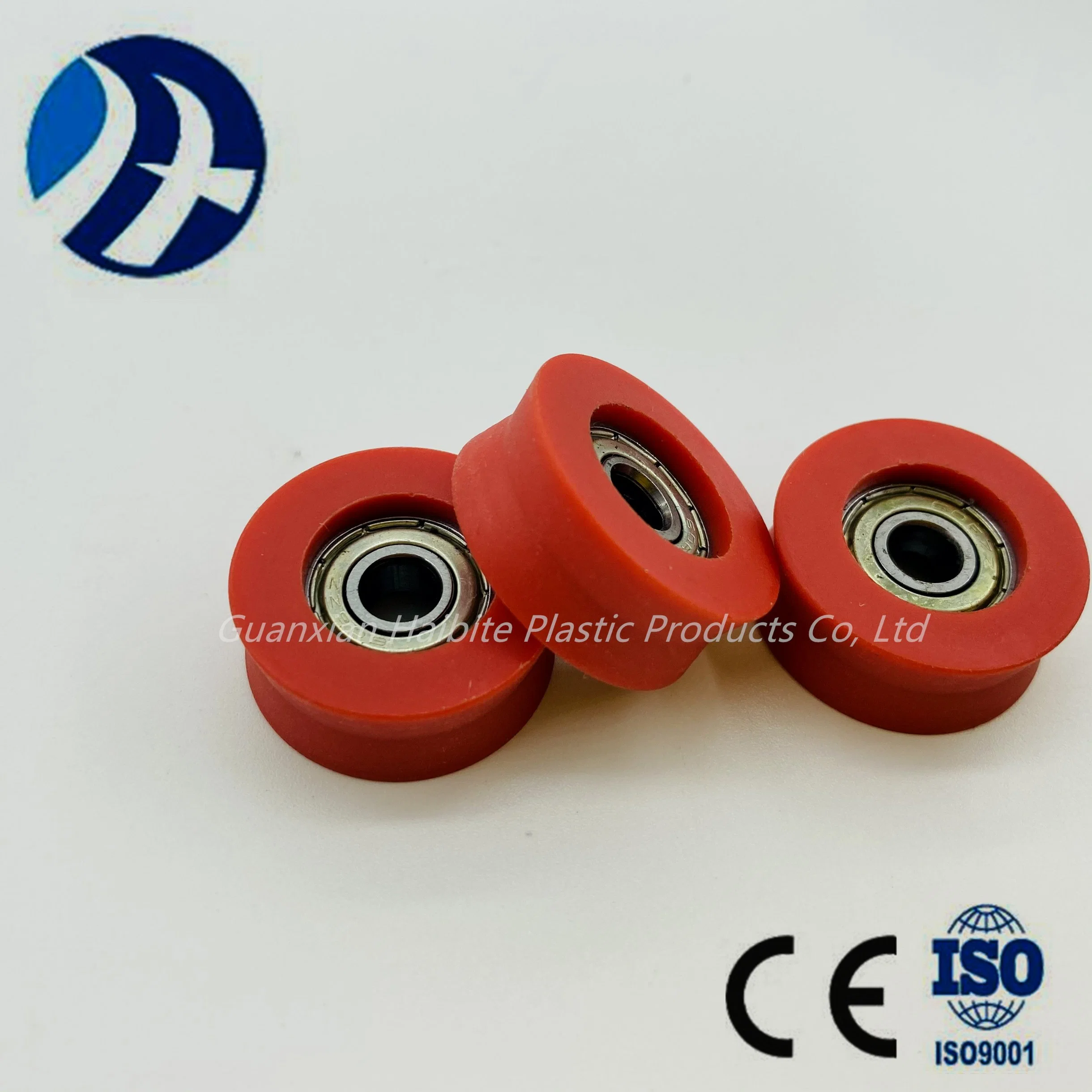 V-Type 6*27*11*25.5mm Equipment Accessories Roller Plastic Pulley Wheel with Bearingwear Resistance