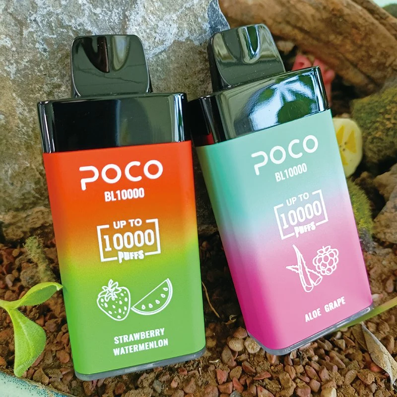Poco Bl10000 Puffs Einweg-Vape Pen wiederaufladbare Airflow einstellbar 20ml 10 Farbgerät Original Elektronische Zigarette