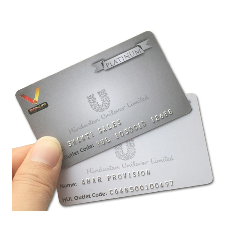 Custom Design Engraved Personalized Business Metal Hotel Key RFID Smart ID Card