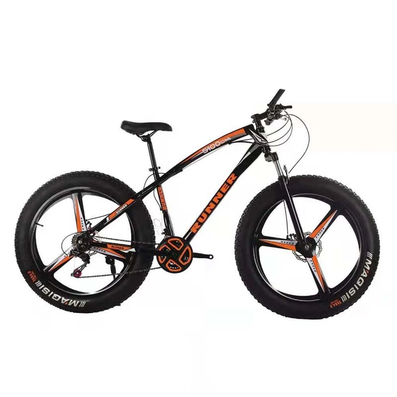 2022 New Arrival OEM Fat Wide Tire 21 Speed Bicycle Male Men 20 Inch 26 Inch Cycling Snow Dirt Racing Cycle off Road Mountain Bike