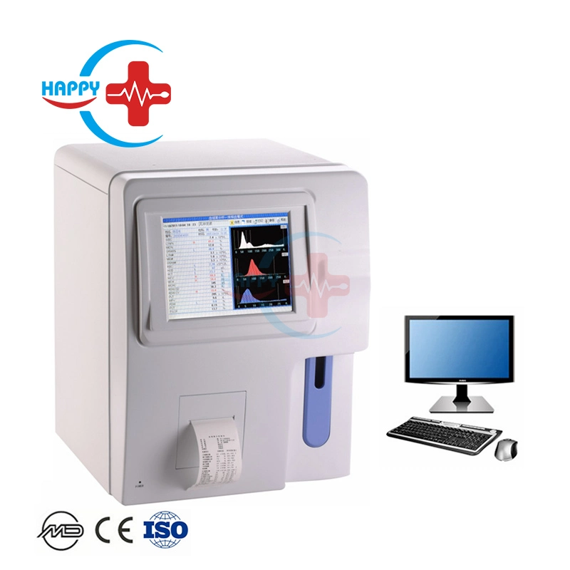 Hc-B003A UN MÉDICO mejor venta Hematología Analyzer El analizador de CTF de alta calidad de la máquina de 35 pruebas/hora Full Auto Analizador de hematología