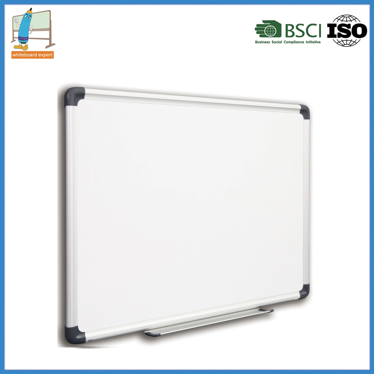 Hot Sale Office School Home Wall Mounted Hanging Aluminium Frame Durable Magnetic Dry Erase White Board