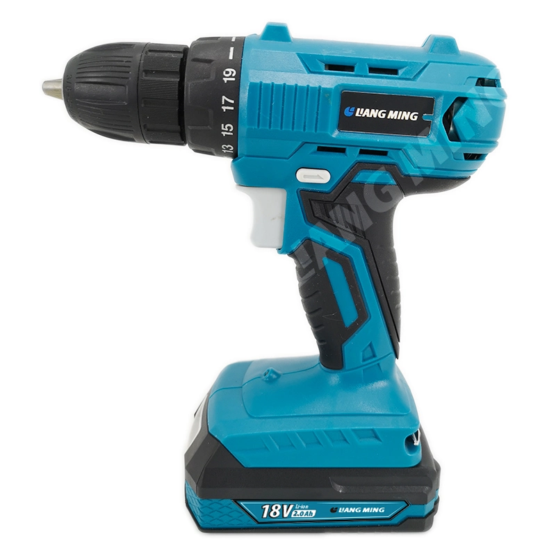 18V/20V Cordless Drill 10mm Keyless Chuck Screwdrvier Battery Powered Cordless Drill