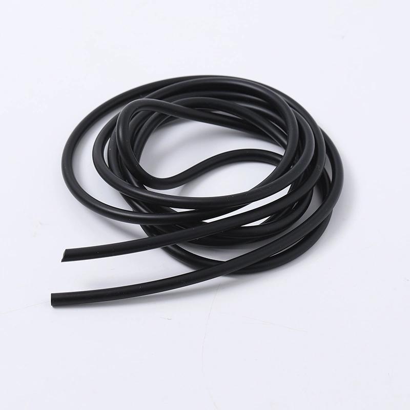 Large Diameter High Rebound Rubber Hose Black Silicone Tubing