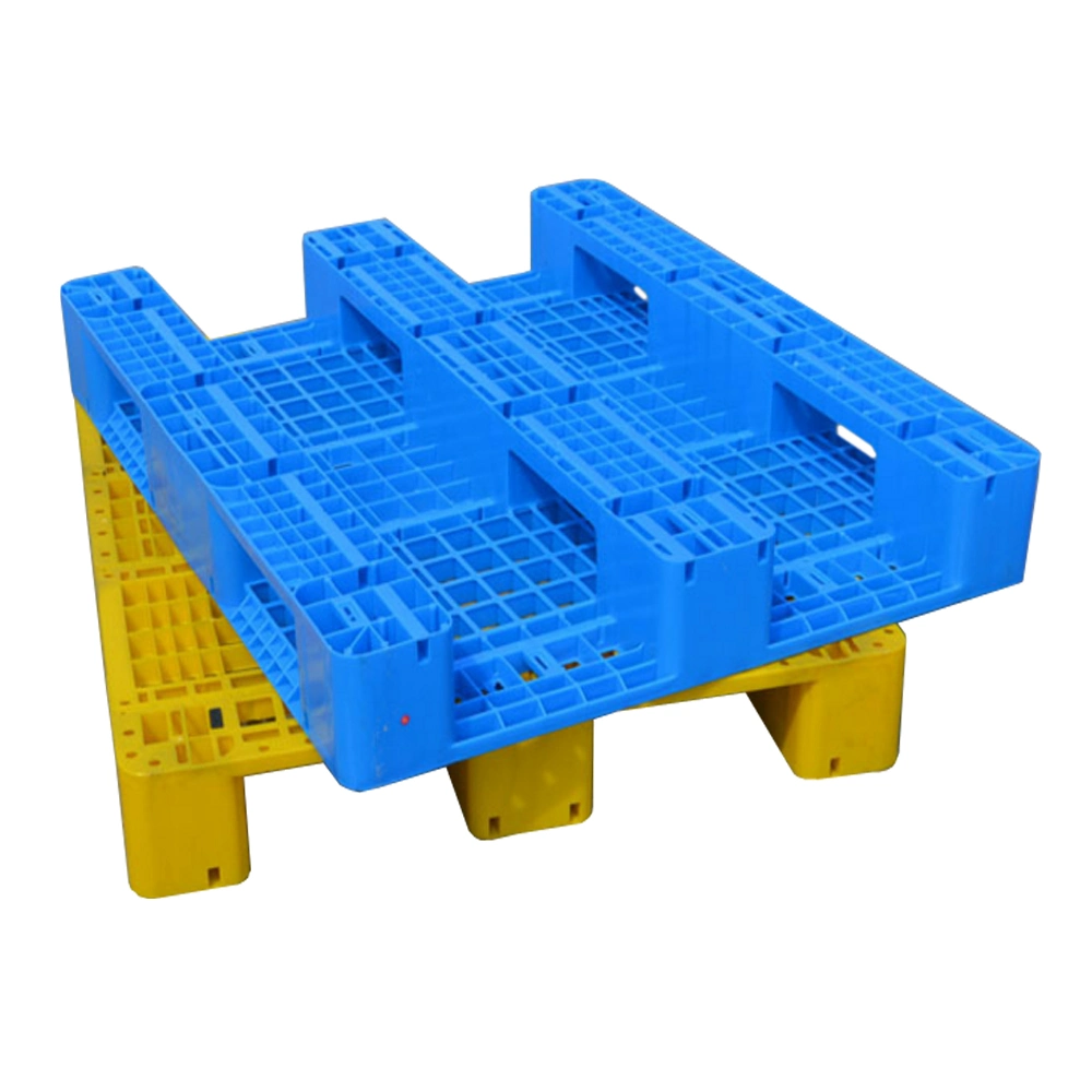 1200-1200 Size 8PCS Steel Tubes Grid Surface Warehouse Heavy Duty Plastic Pallet