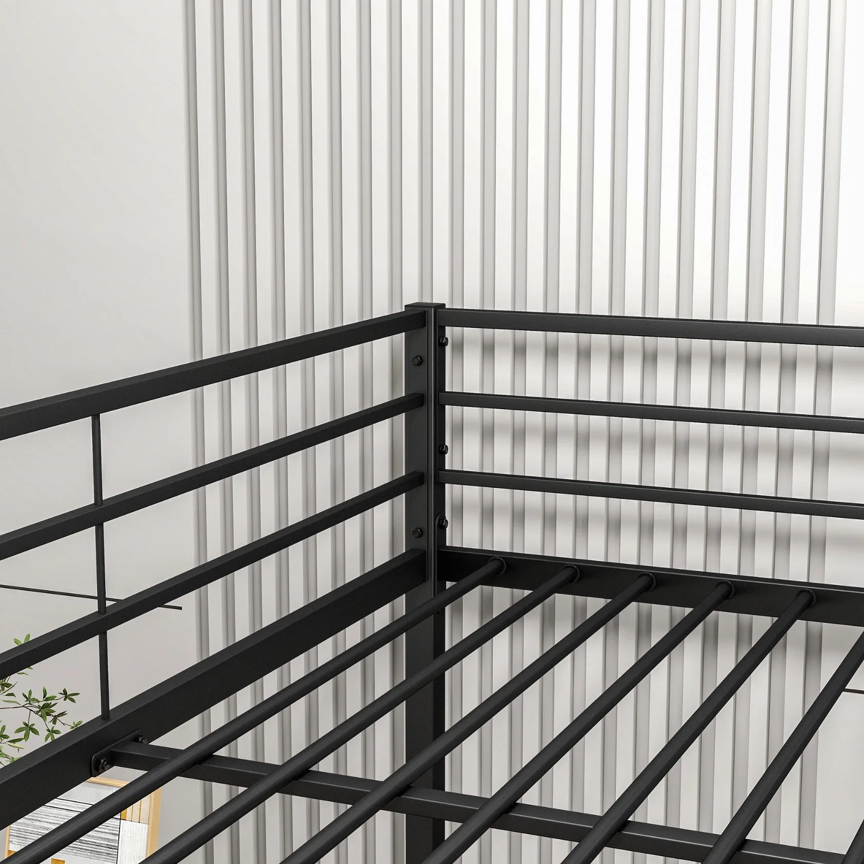 Heavy Duty Full Size Metal Bed Metal Student Bunk Bed Frame