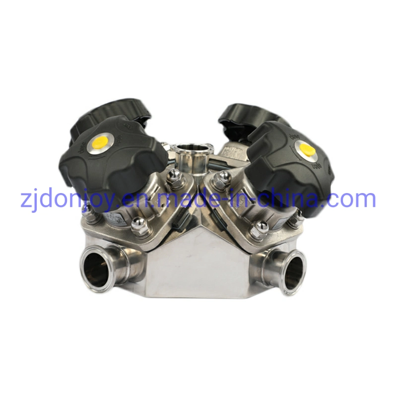 Multi Port Combination Diaphragm Valve Body with Plastic Handle