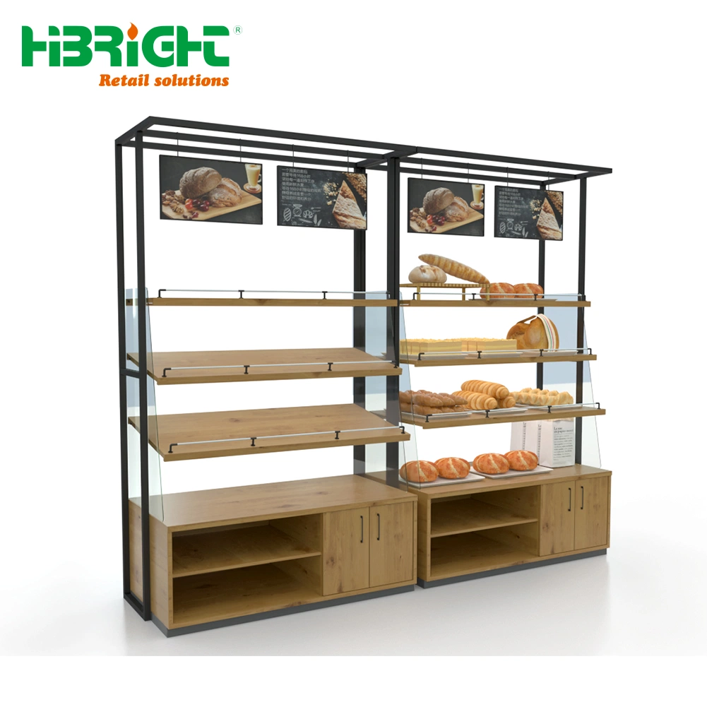 Supermarkt Holz Customized Bäckerei Regal