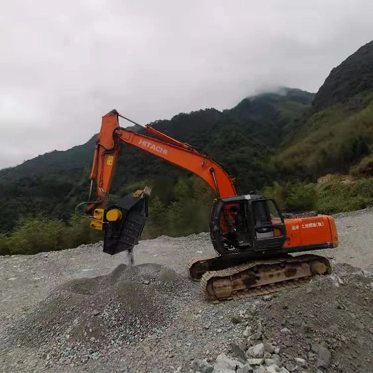 La demolición de asfalto de hormigón de piedra Roca Precio Trituradoras de cuchara excavadora hidráulica