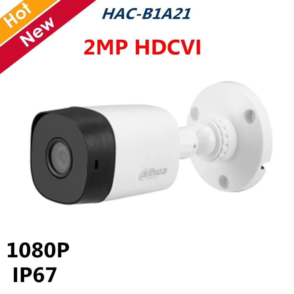 Dahua Cooper Series 2MP Hdcvi IR Bullet Camera 1080P Analog Coaxial Full HD 20m IR CCTV Security Camera Hac B1a21