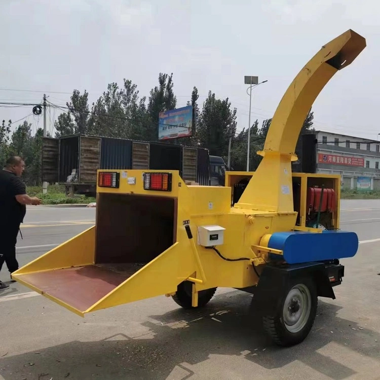 Factory Supply Commercial Heavy Duty Large 102HP Engine Drum Branch Crusher Organic Fertilizer Diesel Wood Chipper Shredder