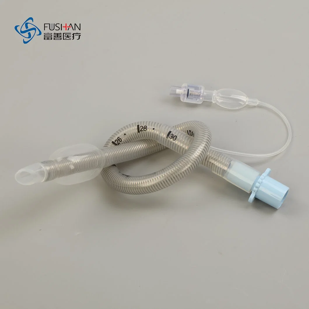 OEM ODM Silikon medizinische Versorgung Einweg-Endotrachealtubus Cuffed Unchessed Anästhesie PVC Trachealtracheostomie Kanüle CE ISO CFDA-zertifiziert Ett 3,0-10,0mm