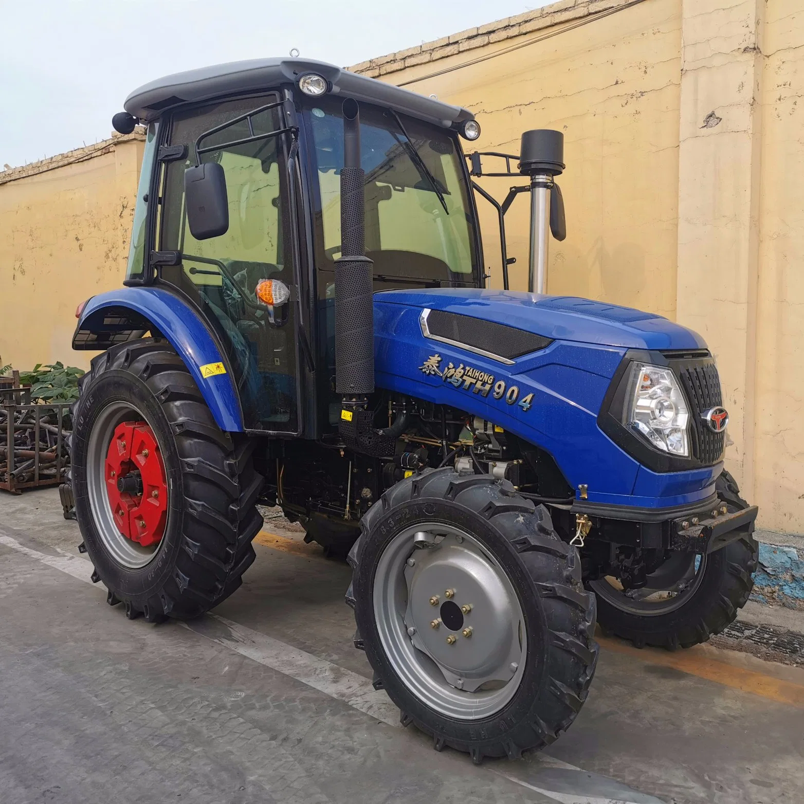 China bekannte 90HP 4WD Landmaschinen Walking Diesel Farm Traktor Mit Lader