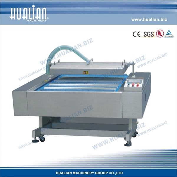 Hvb-1020f/2-G Hualian Manufacturer CE Certificate Food Sealer Gas Flushing Vacuum Packing/Packaging Machine