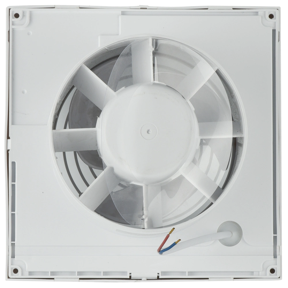 Fenêtre du panneau de ventilateur monté sur l'utilisation Type de pression de l'air la salle de bains Super Slim AC plastique ABS blanc Ventilateur d'échappement