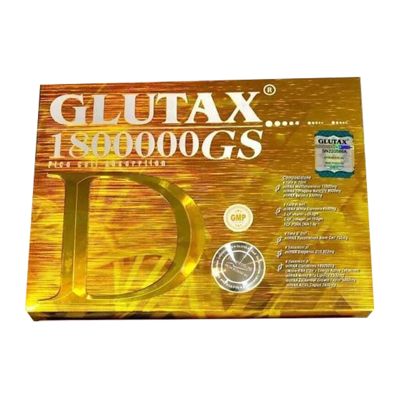 Italy Injectable Glutax 1800000GS for Skin Lightening Whitening Glutathione Injection