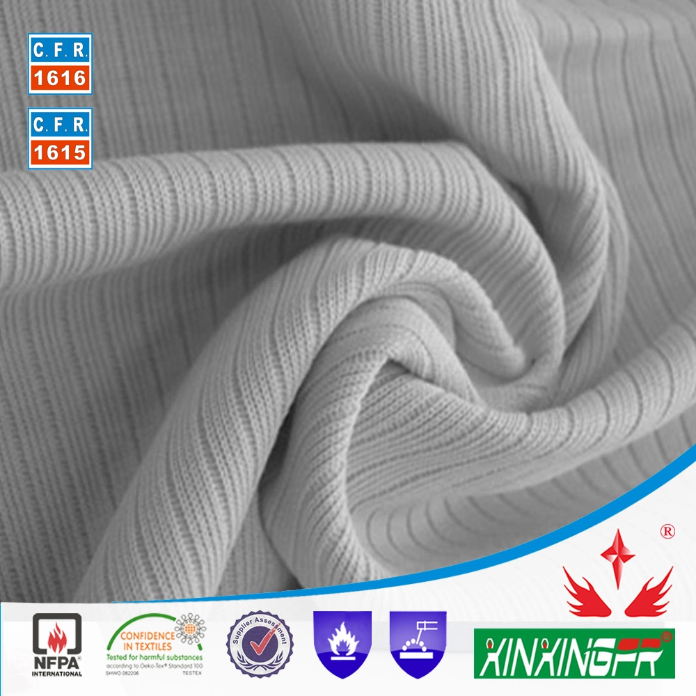 7oz Cotton Fireproof Knit Rib Fabric for Cuff