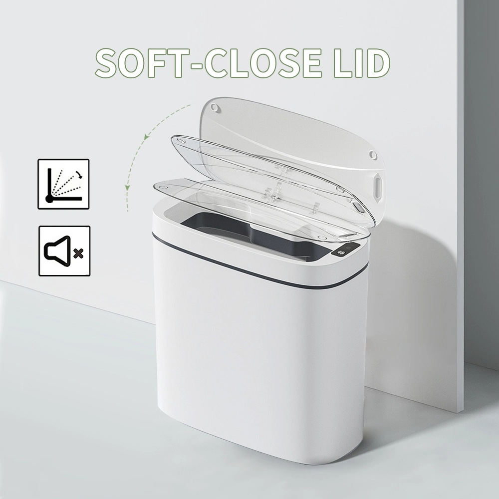 Automatic Motion Sensor Trash Can with Lid Electric Waterproof