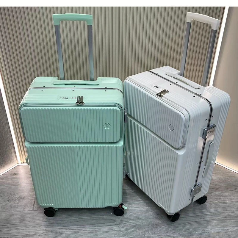 Multifunctional Large Capacity Unisex Travel Luggage with Cup Holder