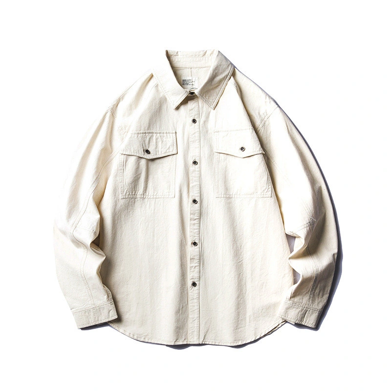 Venta caliente de Manga Larga Camiseta Casual Camisas de trabajo de hombre ropa de trabajo Mens uniformes con servicio personalizado
