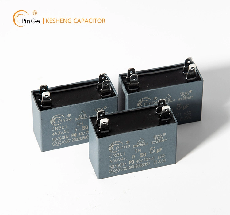 Ks Pinge Cbb61 1UF 250-450V горячая продажа полипропиленовая пленка одна фаза стиральная машина конденсаторы