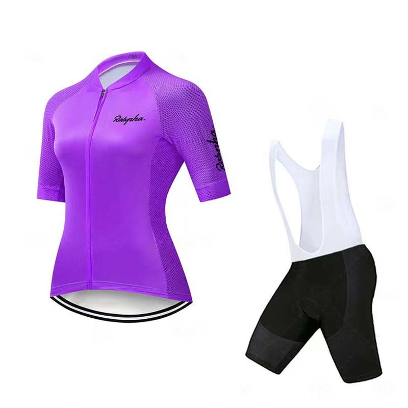 Maillot de cyclisme pour femmes en maille de nylon Lycra polyester en gros.