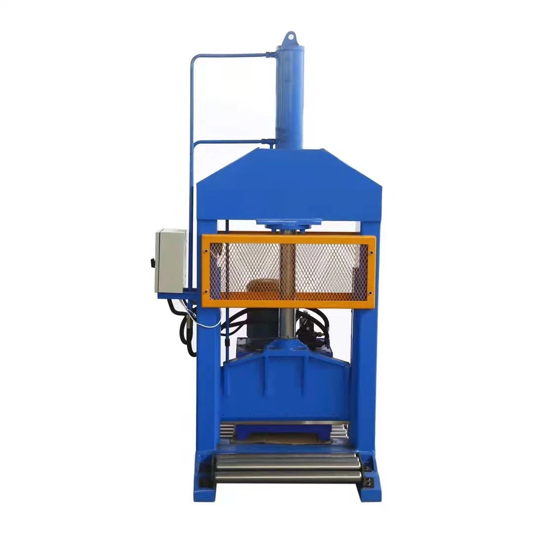 Single Knife Hydraulic Press Bale Cutter/Rubber Cutting Machine