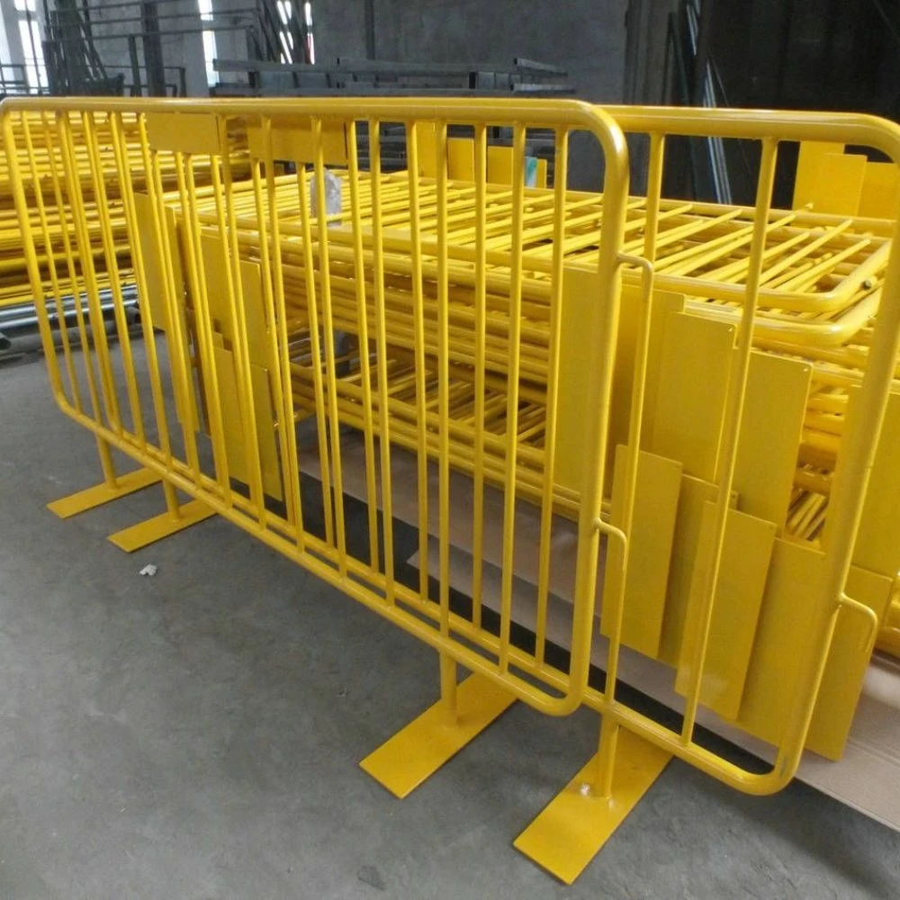 Temporary Crowd Control Barrier Fence Galvanized Pedestrian Barriers