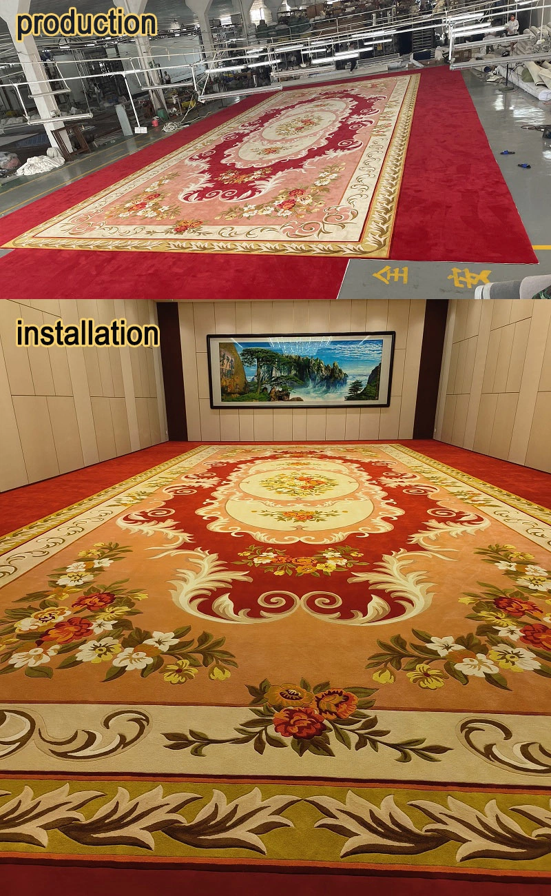 Factory-outlet Custom 100% Karpet Permadani Handmade Tibetan Wool Woolen Household Carpet In Belgium