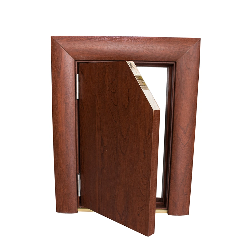 Jiuyixing Cheaper Modern Interior Wood Plastic Composite WPC Door with Frame for Bedroom Study Hotel Villa Apartment in MID East Area