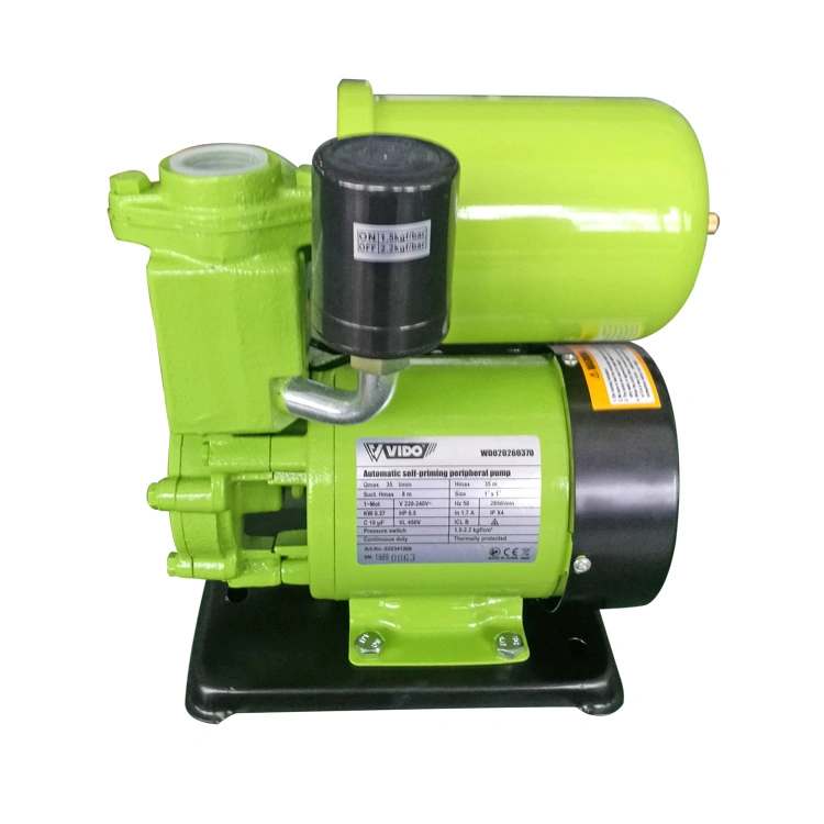 Vido Power Pumps Products 370W 0.5HP Self-Priming Peripheral Electric Water Pompa Self Priming Booster Pump