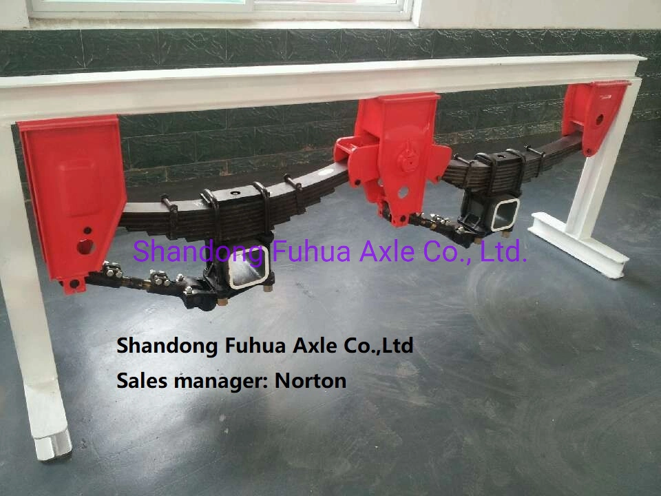 American Fuwa Type Suspension 2 Axles and 3 Axles Trailer Suspension Leaf Spring Suspension