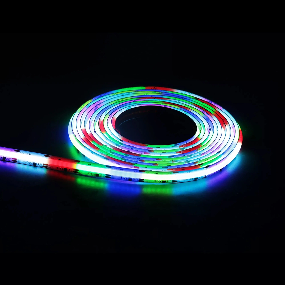 New COB LED Strip Light DC12/24V CRI 90 Dotless 180degree Angle