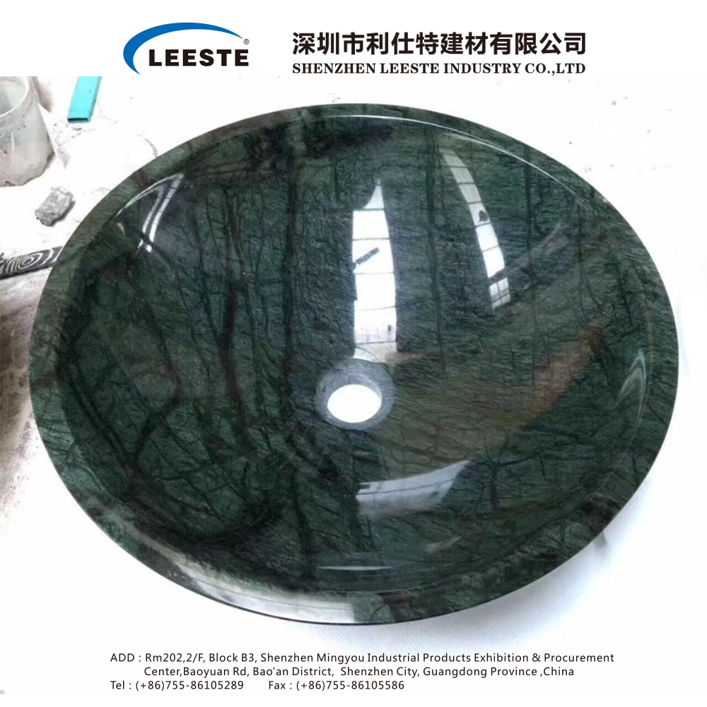 China Luxury Evergreen Marble Basin الشهير للبيع