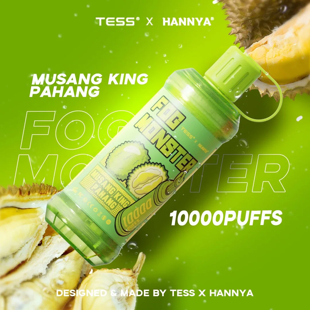 Tess 10000 Puffs Einweg-Vape Pen Cool Fruit Flaovrs Electronic Eigarette Professional Factory ecig Zerstäuber E Zigarette Vaporizor FDA