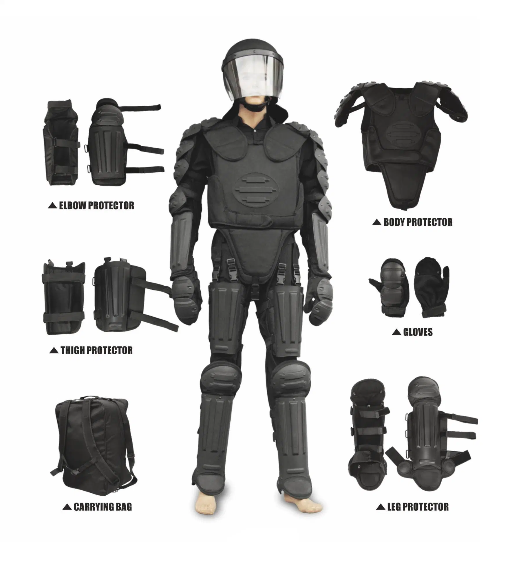 Anti Riot Gear Police Anti Riot Suit with Fire Resistance