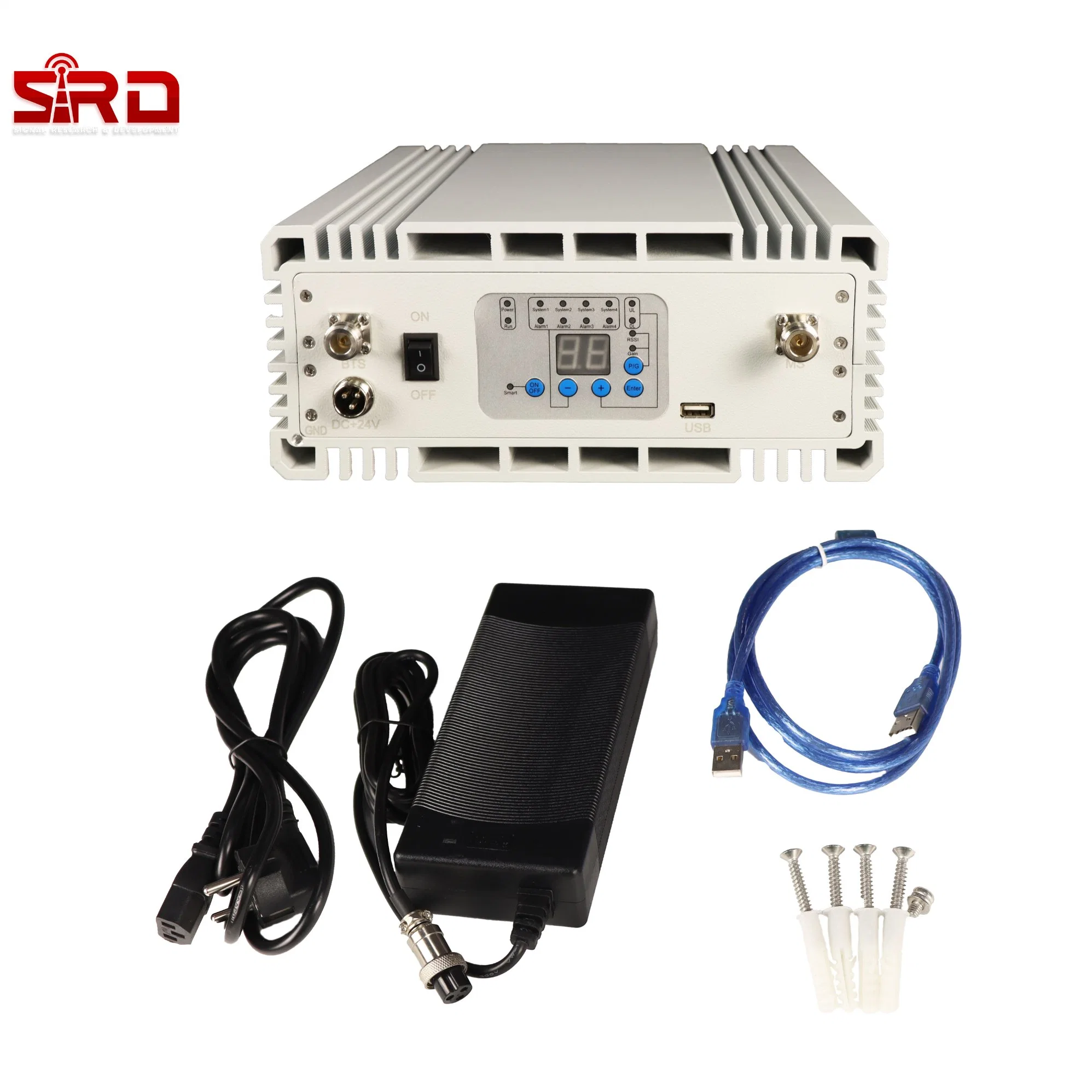 1500sqm Dcs1800 WCDMA2100 LTE2600 Indoor 70dB Digital Wireless Ics Band Selective Repeater Signal Amplifier