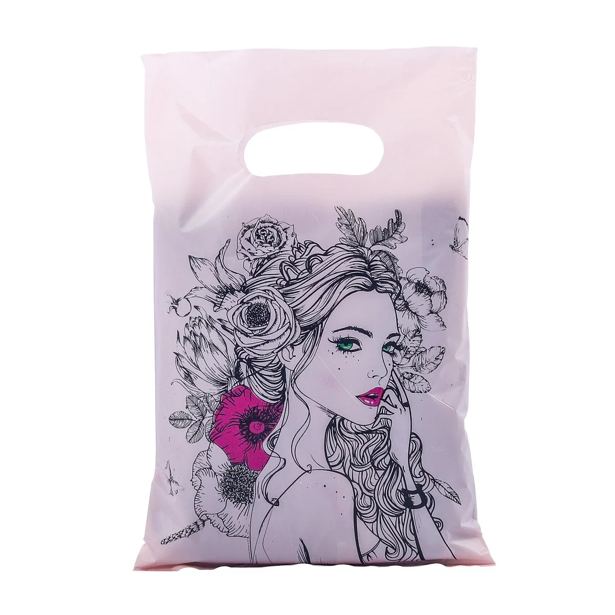 Thicken Plastic Bag Shopping Business Packaging Bag Poly Tote Bag Gift Tote Pouch Clothing Store Handbag