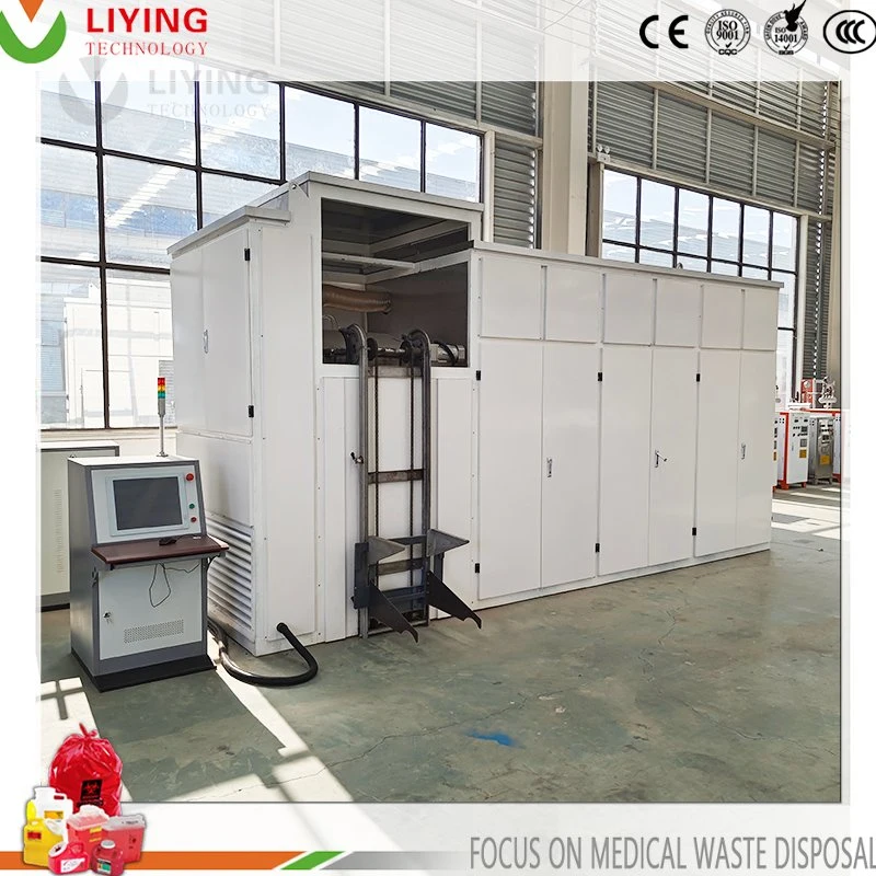 60kg/H Non-Pollution Hospital Medicla Garbage Microwave Disposal Equipment Biomedical Refuse Sterilizer